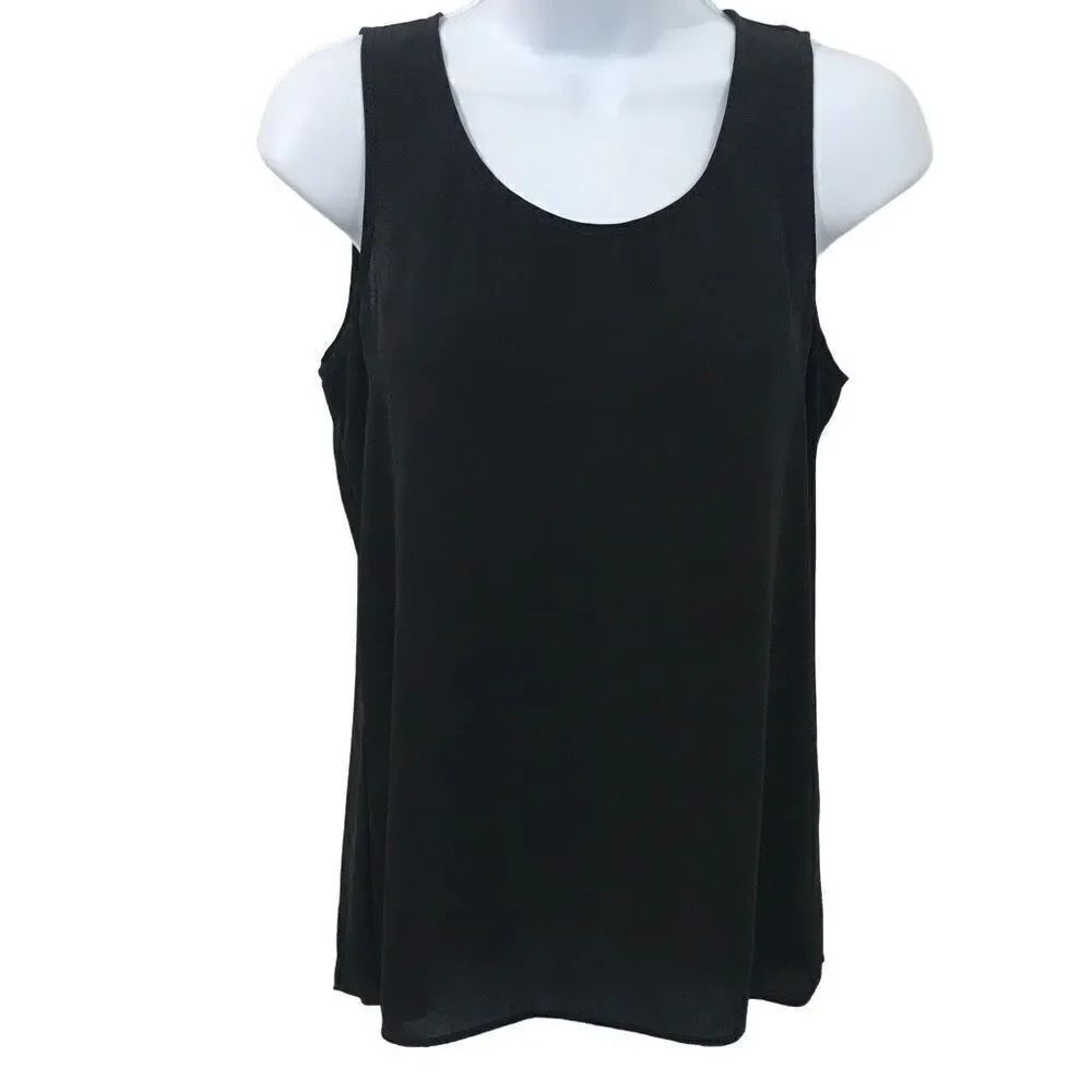 Express size S black 100%āpolyester sleeveless blouseļæ¼. S131